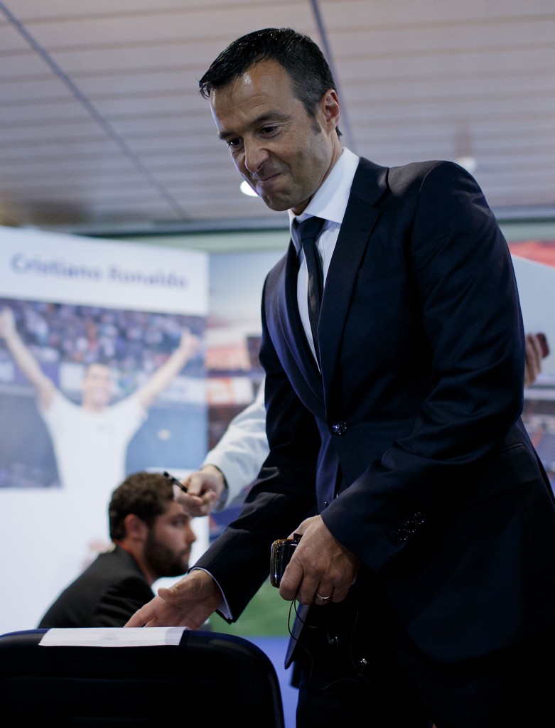 Jorge Mendes é empresário de Ronaldo - Gonzalo Arroyo Moreno/Getty Images