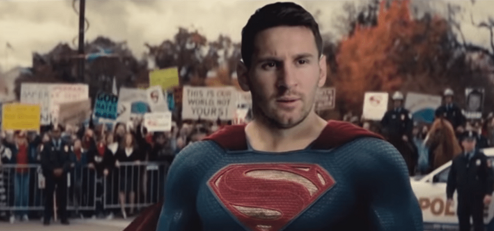 Paródia coloca Super-Homem Messi contra Batman Cristiano Ronaldo - UOL  Esporte