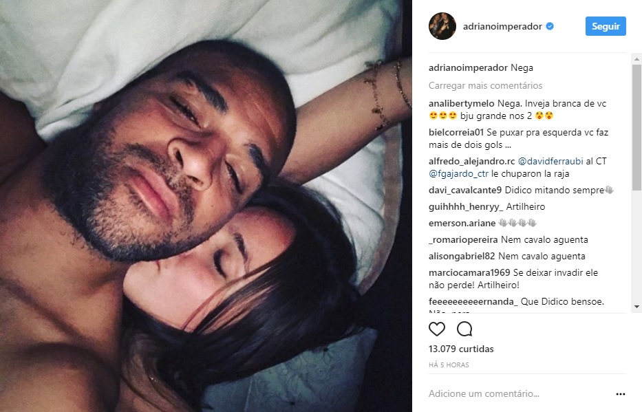 Adriano Imperador Tem Novo Affair E Enche Instagram De Fotos Veja Uol Esporte
