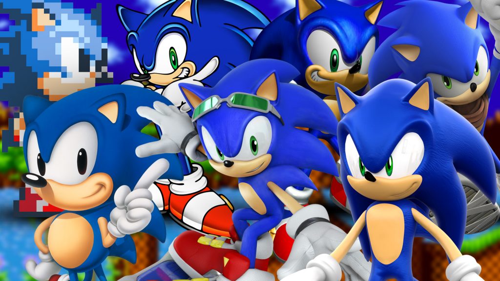 Sonic Conjunto 4 Figuras Família