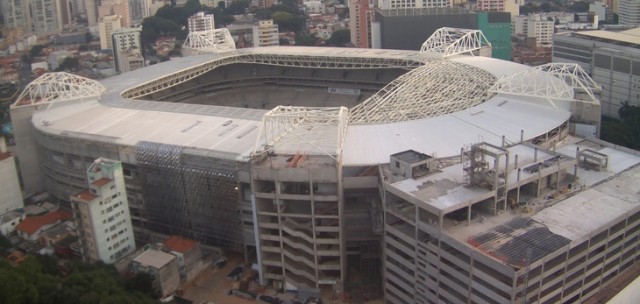 Nova arena do Verdão está quase pronta para inaugurar