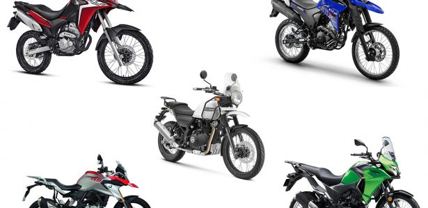 Veja as cinco motos aventureiras mais baratas do Brasil