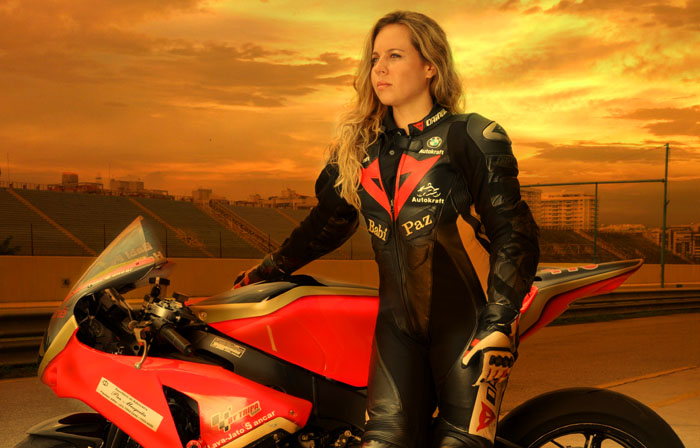 roupas femininas motociclistas