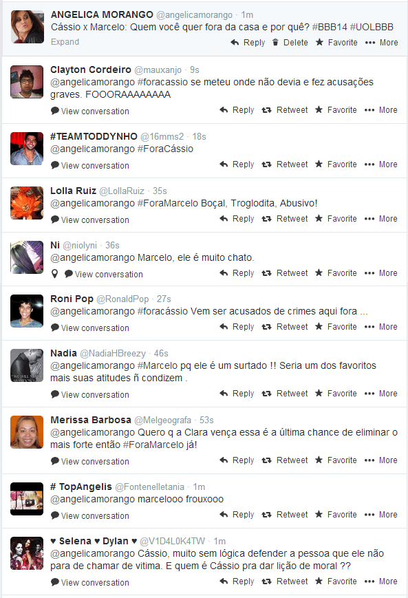 Trend Topic: o duelo “Cássio x Marcelo” figurou na lista dos assuntos mais comentados da noite de sexta no Twitter