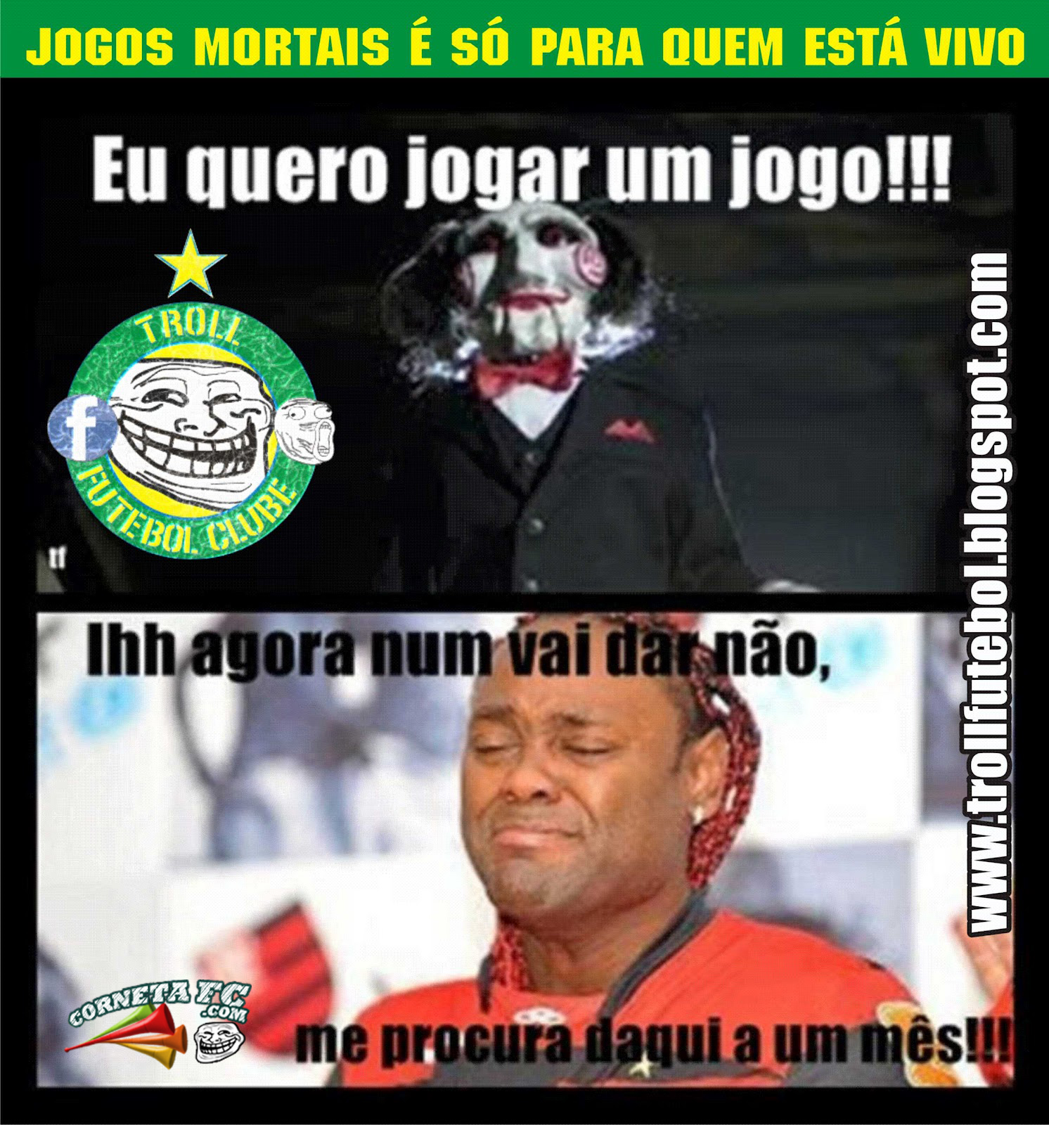 Memes e músicas para status de qualidade - Jogos mortais