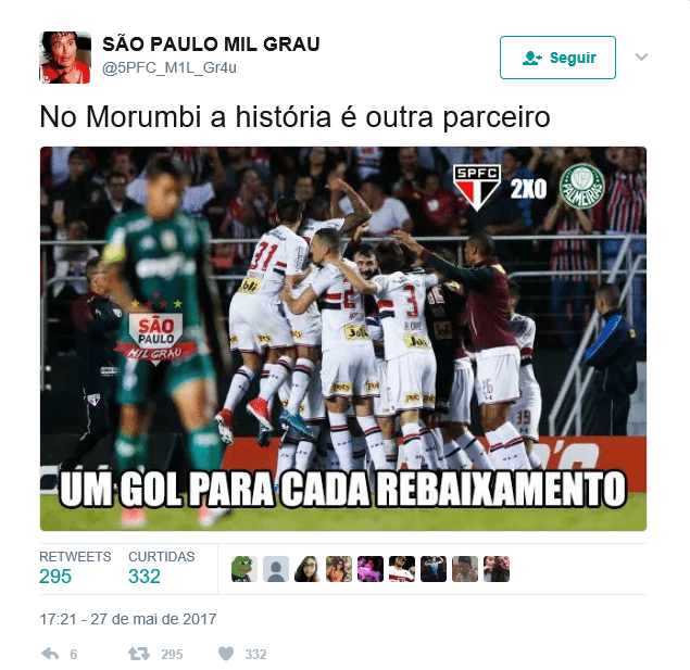 Análise: memes são saudáveis, mas Palmeiras não fez vexame no