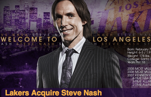 Steve Nash, do Lakers