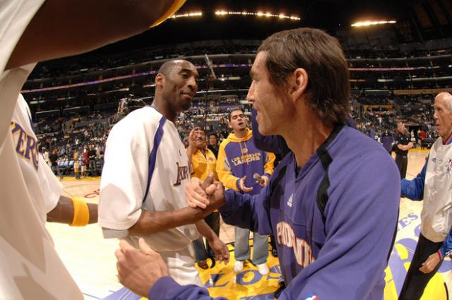 Kobe Bryant e Steve Nash