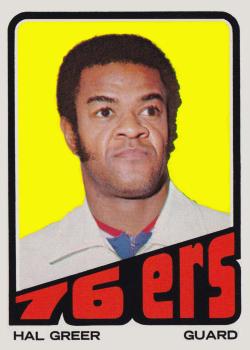 Hal Greer,1972-73, Sixers, Trading Card