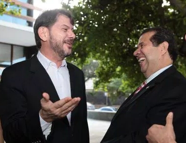 Cid Gomes e Lupi. Foto extraída do dialogospoliticos.wordpress.com