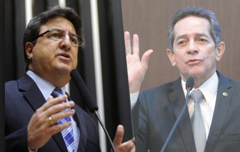 Danilo (E) e Ferrer - a dupla se uniu pela candidatura municipal