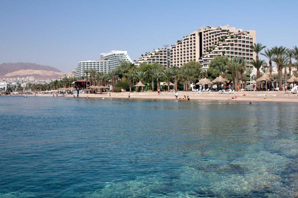 Vista do mar de Eilat - Foto: Reprodução