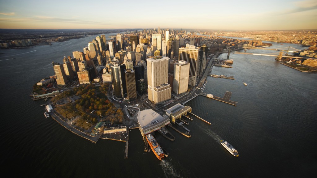 Vista da ilha de Manhattan - Foto: Cameron Davidson/Corbis