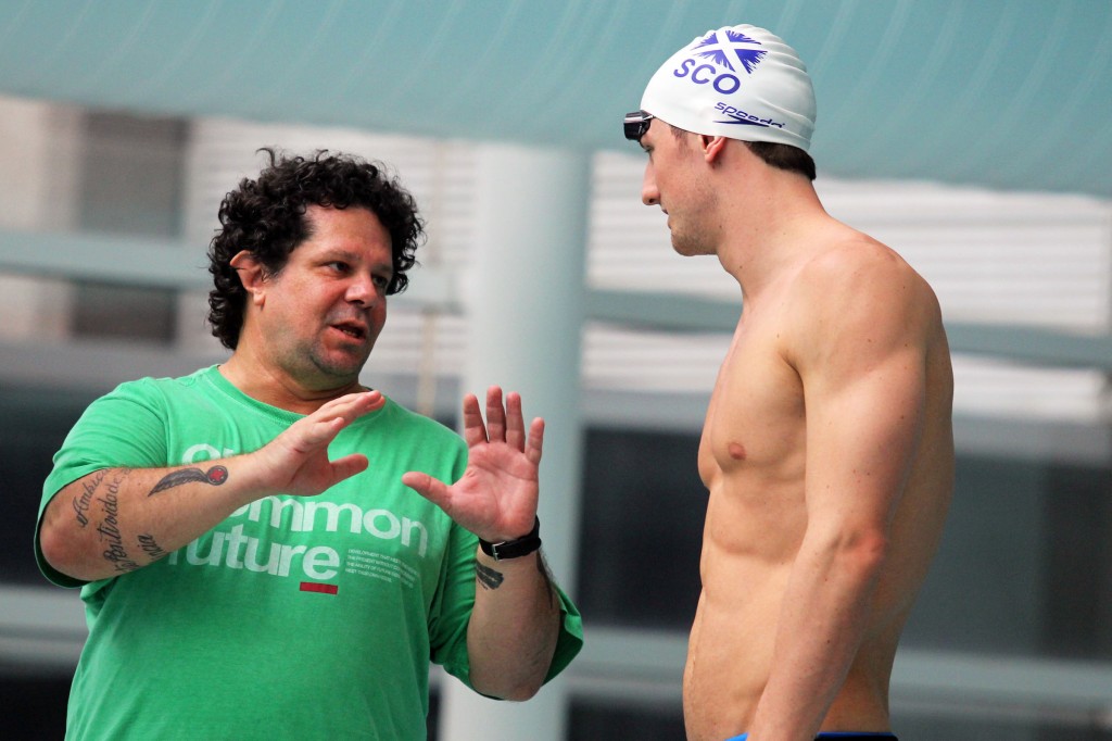 O vice-campeão olímpico Michael Jamieson treinou um tempo no Brasil com Albertinho- Foto: Flávio Peréz