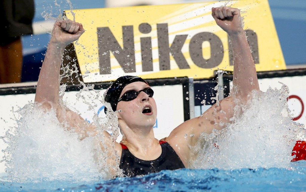 Katie Ledecky vai nadar oito proves: literalmente uma maratona - Foto: Juanjo Martin/EPA
