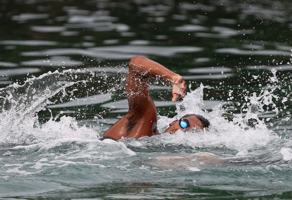 Allan do Carmo desta vez tem boas chances de ser eleito o melhor nadador do mundo de águas abertas (foto: Satiro Sodré)