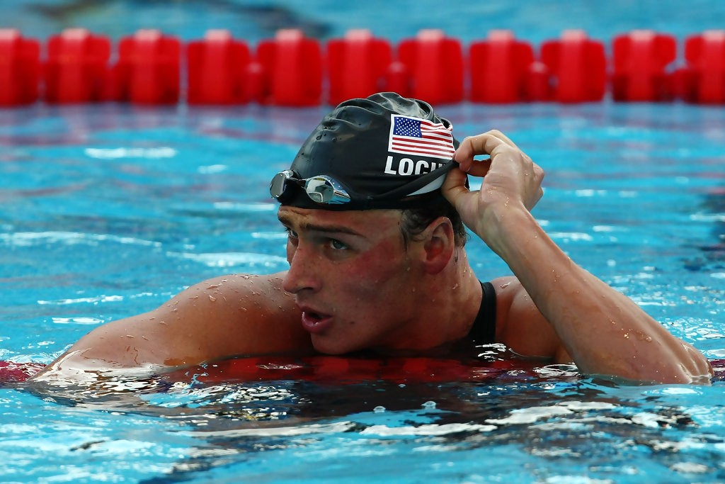 Ryan Lochte, a única medalha de ouro no masculino dos EUA - Foto: Divulgação
