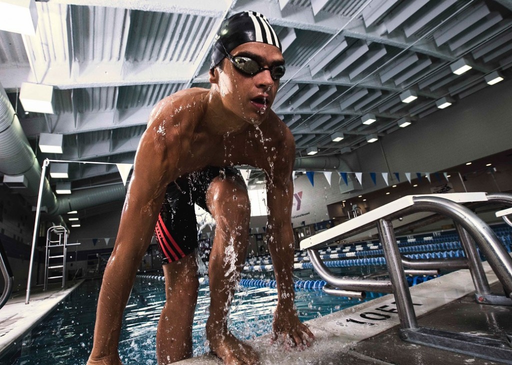 Andrew nadará oito provas individuais - Foto: Adidas Swimming