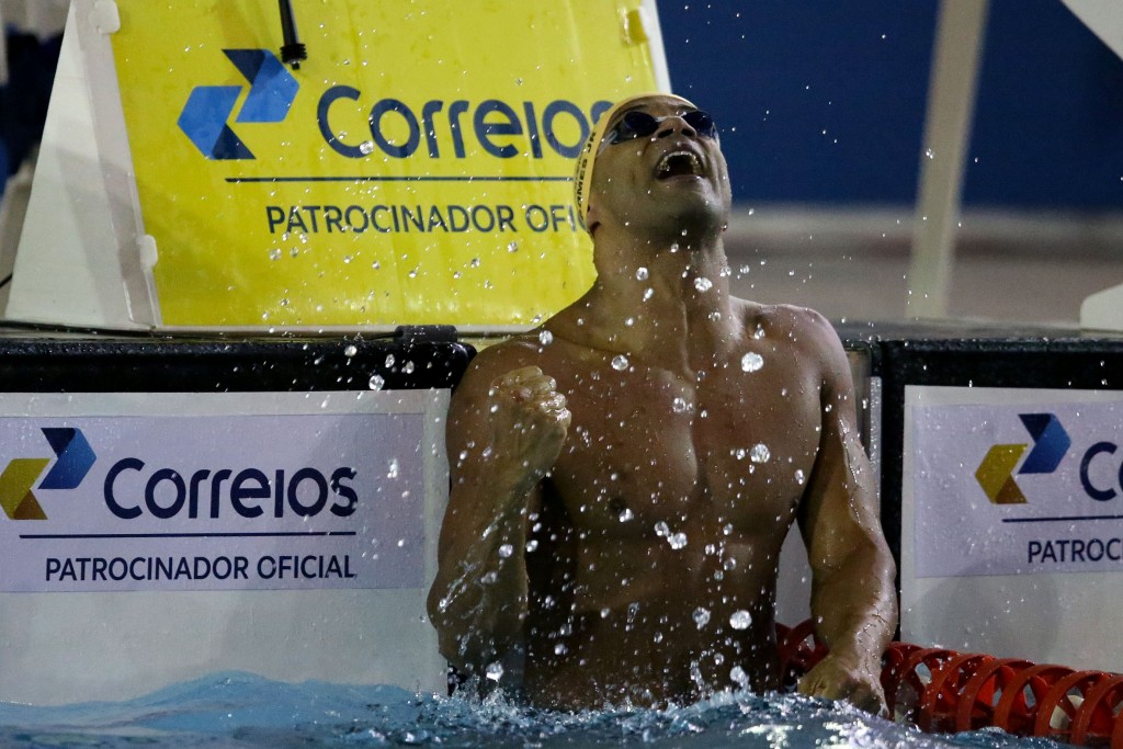 João Luiz Júnior fez o índice nos 100m peito – Foto: Satiro Sodré/ SSPress/CBDA