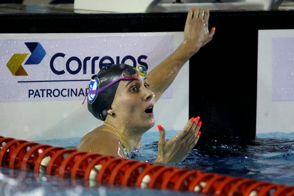 Manuella bateu o recorde brasileiro, mas não fez índice – Foto: Satiro Sodré/ SSPress/CBDA