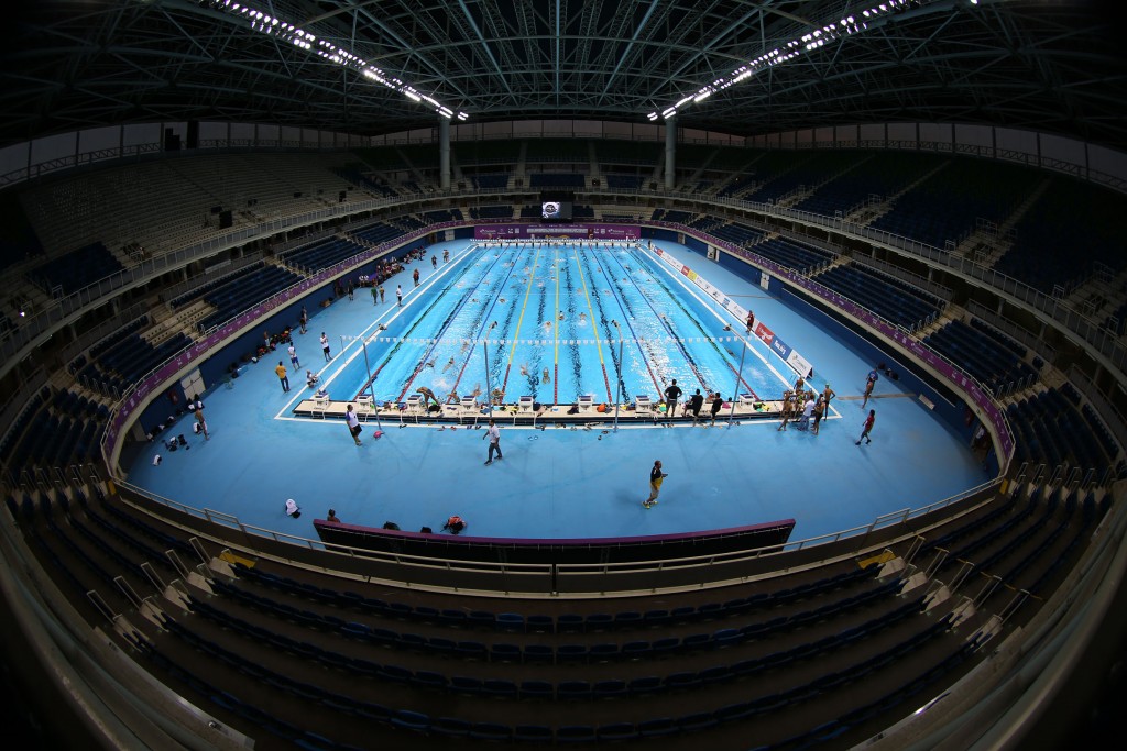 Trofeu Maria Lenk de Natacao, realizado no Centro Aquatico Olimpico. 13 de abril de 2016, Rio de Janeiro, RJ, Brasil. Foto: Satiro Sodré/ SSPress