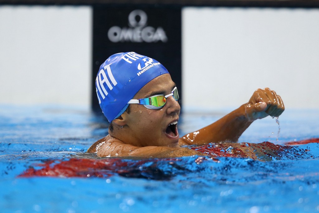 Miguel Valente comemora o índice olímpico - Foto: Satiro Sodré/ SSPress
