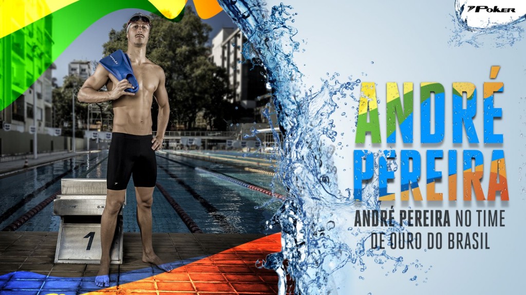 Campanha da Poker com o nadador André Pereira - Foto: Reprodução
