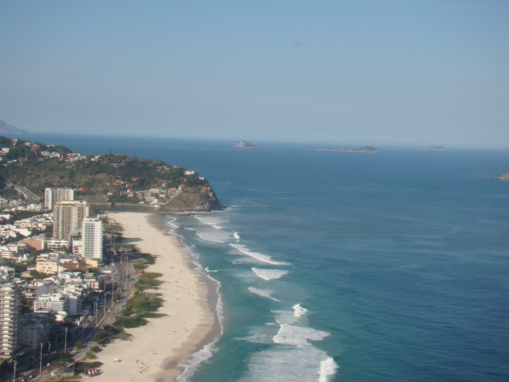 Imagem aerea da Praia do Pepê – Foto: Reprodução