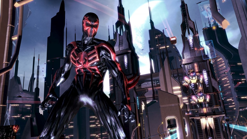 O Homem-Aranha 2099 em Shattered Dimensions