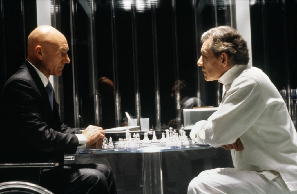 Xavier e Magneto decidem o futuro no xadrez...