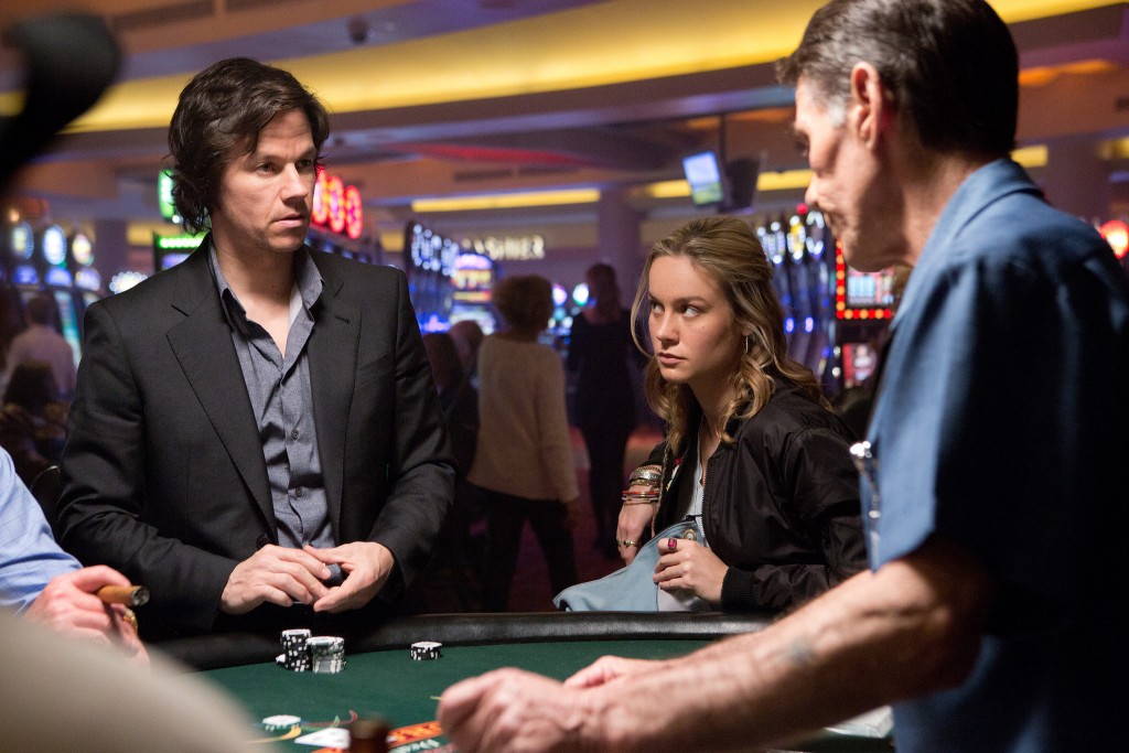 ***SUNDAY CALENDAR SNEAKS STORY FOR NOVEMBER 2, 2014. DO NOT USE PRIOR TO PUBLICATION********** Left to right: Mark Wahlberg plays Jim Bennett and Brie Larson plays Amy in THE GAMBLER, from Paramount Pictures.