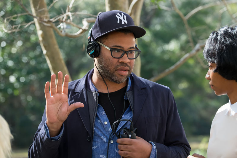 Writer/director/producer JORDAN PEELE on the set of Universal Pictures' "Get Out," a speculative thriller from Blumhouse (producers of "The Visit," "Insidious" series and "The Gift") and the mind of Peele. When a young African-American man visits his white girlfriend's family estate, he becomes ensnared in a more sinister real reason for the invitation.
