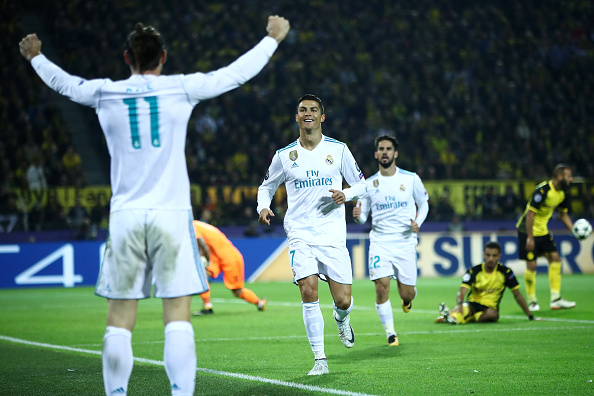 Resultado de imagem para Cristiano Ronaldo comanda vitória do Real sobre o Borussia