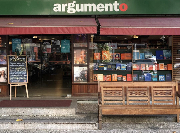 Fachada Livraria Argumento