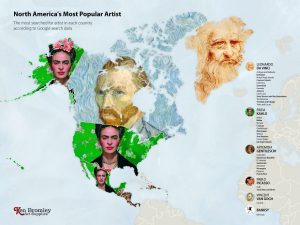 Mapa revela os nomes mais populares em todo o Mundo