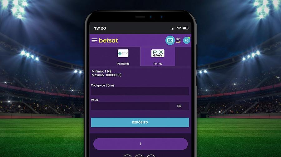  A Betsat aceita Pix como único método de pagamento