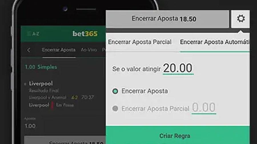 Cash out automático na Bet365