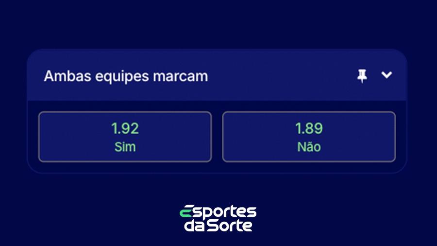 Mercado Ambas Equipes Marcam na Esportes da Sorte