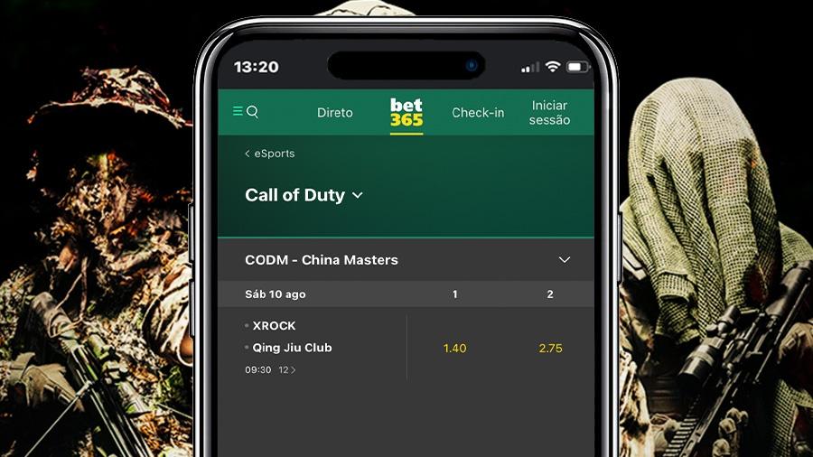Apostar em Call of Duty na bet365