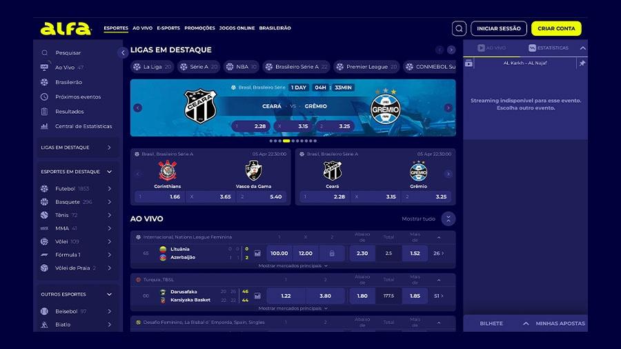 A Alfa Bet tem odds competivivas para atrair o público. A Alfa Bet tem odds competivivas para atrair o público.