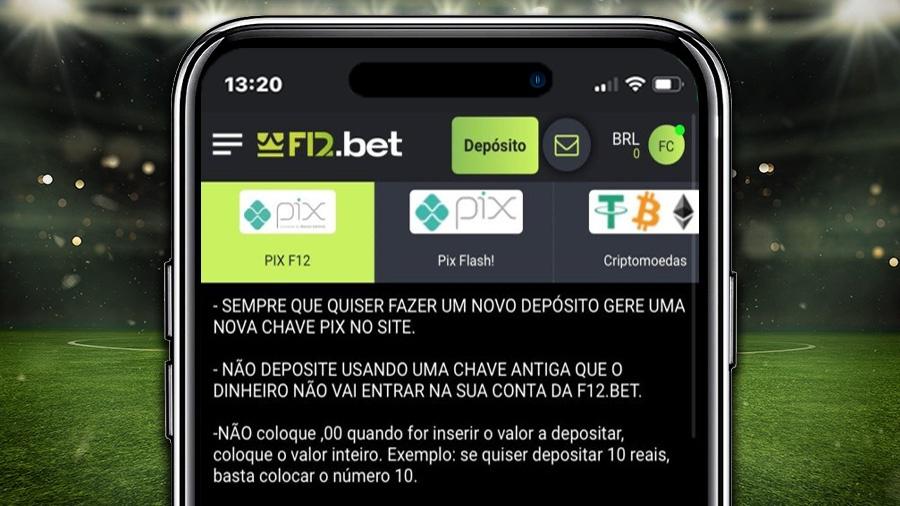 Métodos de pagamento na f12.bet