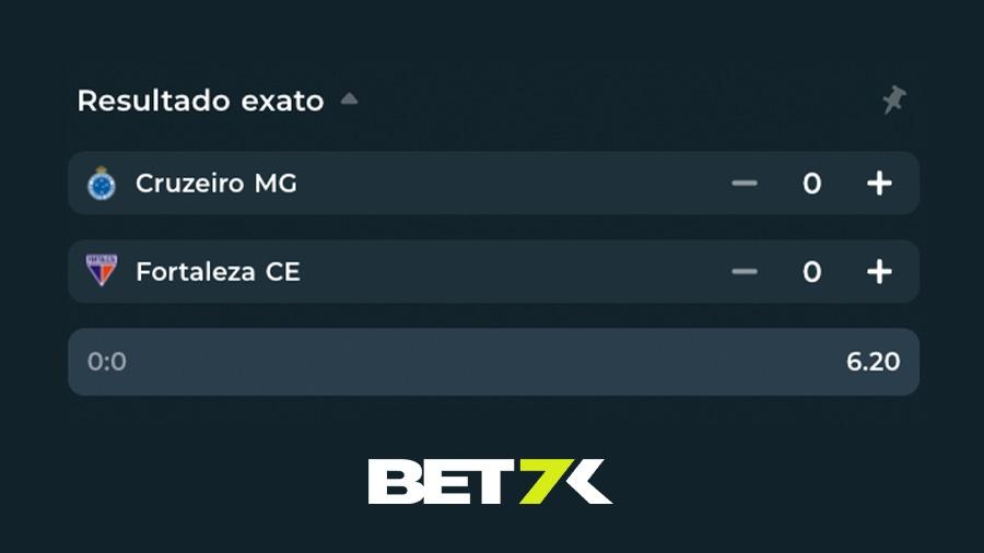 Aposte no Resultado Exato do jogo na Bet7k