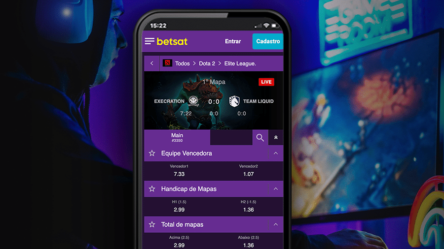 Apostar em Dota 2 na Betsat