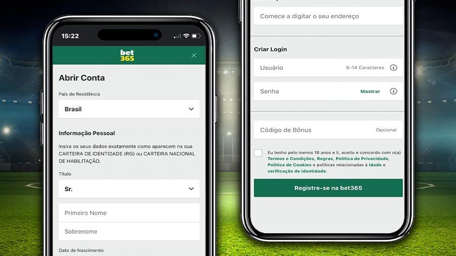 Passo a passo de como abrir conta na Bet365