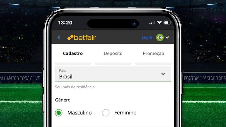 Como fazer o cadastro na plataforma Betfair