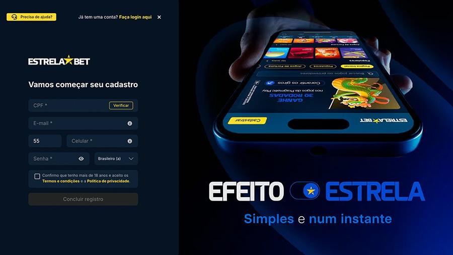 Faça seu cadastro na EstrelaBet em poucos minutos Faça seu cadastro na EstrelaBet em poucos minutos