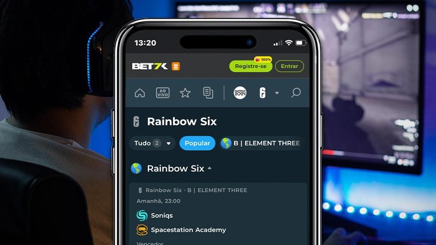 Apostar em Rainbow 6 na Bet7K