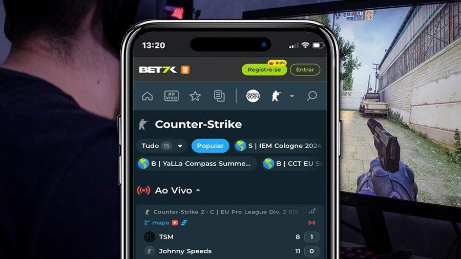 Apostar em Counter-Strike na Bet7K