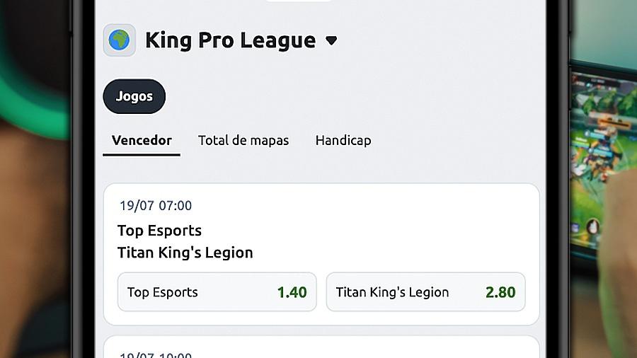 Aposte em King of Glory nos eSports da Betano