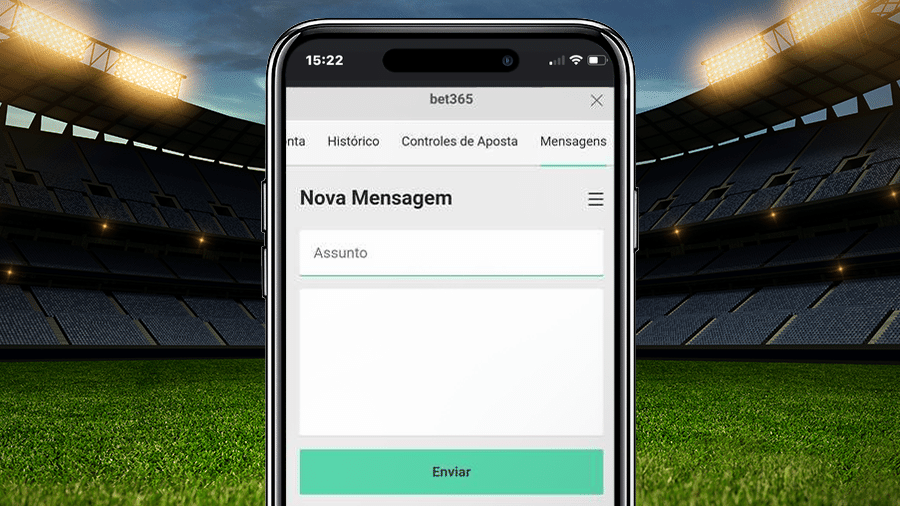 Contate o Suporte Bet365 por Mensagem